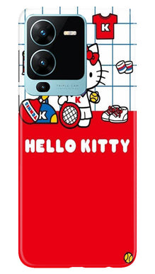 Hello Kitty Mobile Back Case for Vivo V25 Pro 5G (Design - 322)