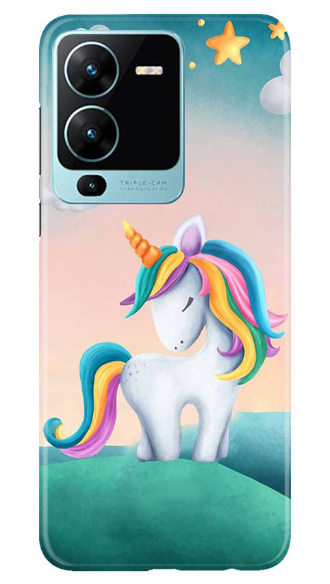 Unicorn Mobile Back Case for Vivo V25 Pro 5G (Design - 325)