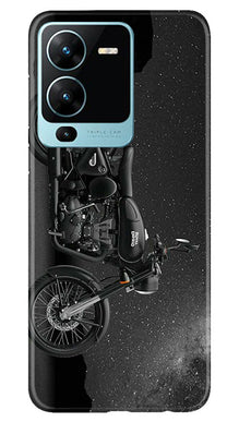 Royal Enfield Mobile Back Case for Vivo V25 Pro 5G (Design - 340)
