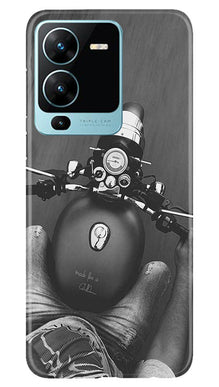 Royal Enfield Mobile Back Case for Vivo V25 Pro 5G (Design - 341)