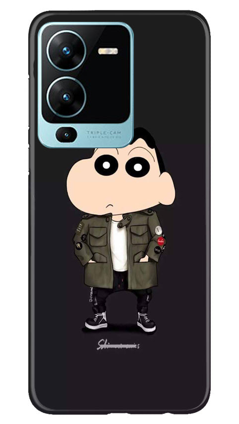 Shin Chan Mobile Back Case for Vivo V25 Pro 5G (Design - 349)