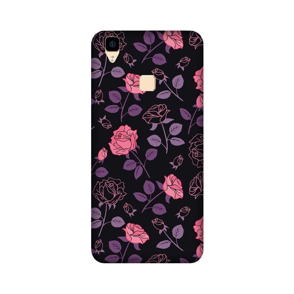Rose Pattern Case for Vivo V3