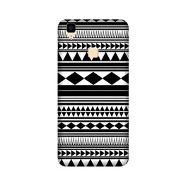 Black white Pattern Case for Vivo V3 Max