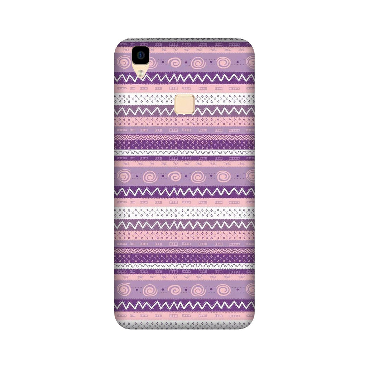Zigzag line pattern3 Case for Vivo V3 Max