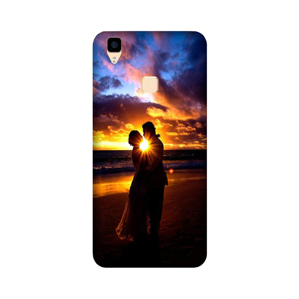 Couple Sea shore Case for Vivo V3