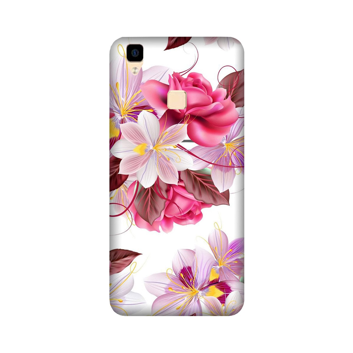 Beautiful flowers Case for Vivo V3 Max