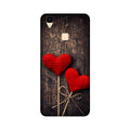 Red Hearts Case for Vivo V3