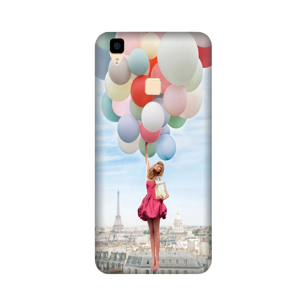 Girl with Baloon Case for Vivo V3