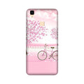 Pink Flowers Cycle Case for Vivo V3 Max  (Design - 102)