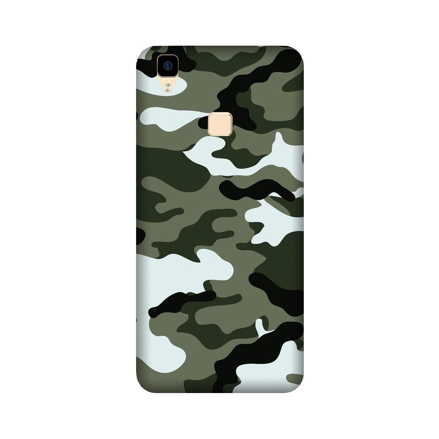 Army Camouflage Case for Vivo V3(Design - 108)