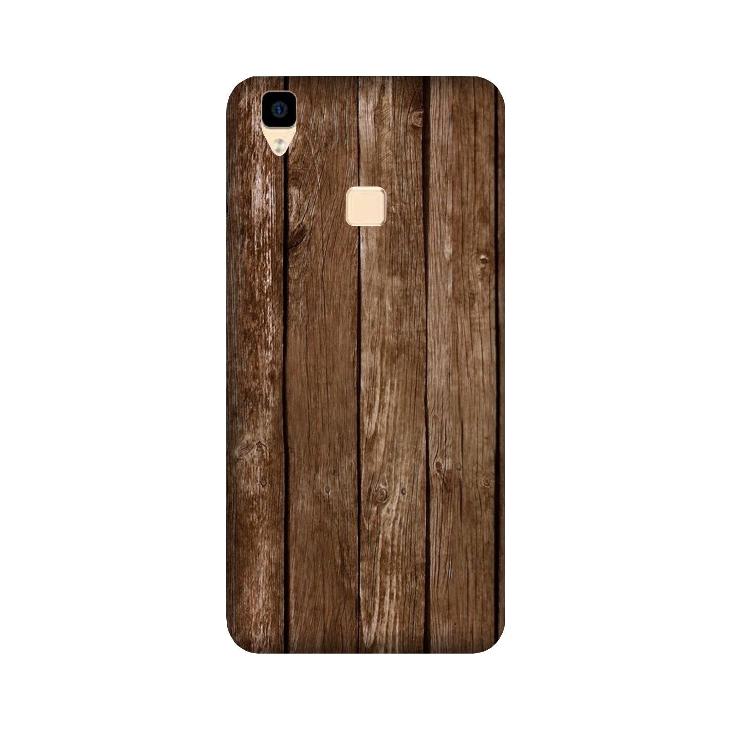 Wooden Look Case for Vivo V3(Design - 112)