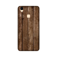 Wooden Look Case for Vivo V3  (Design - 112)