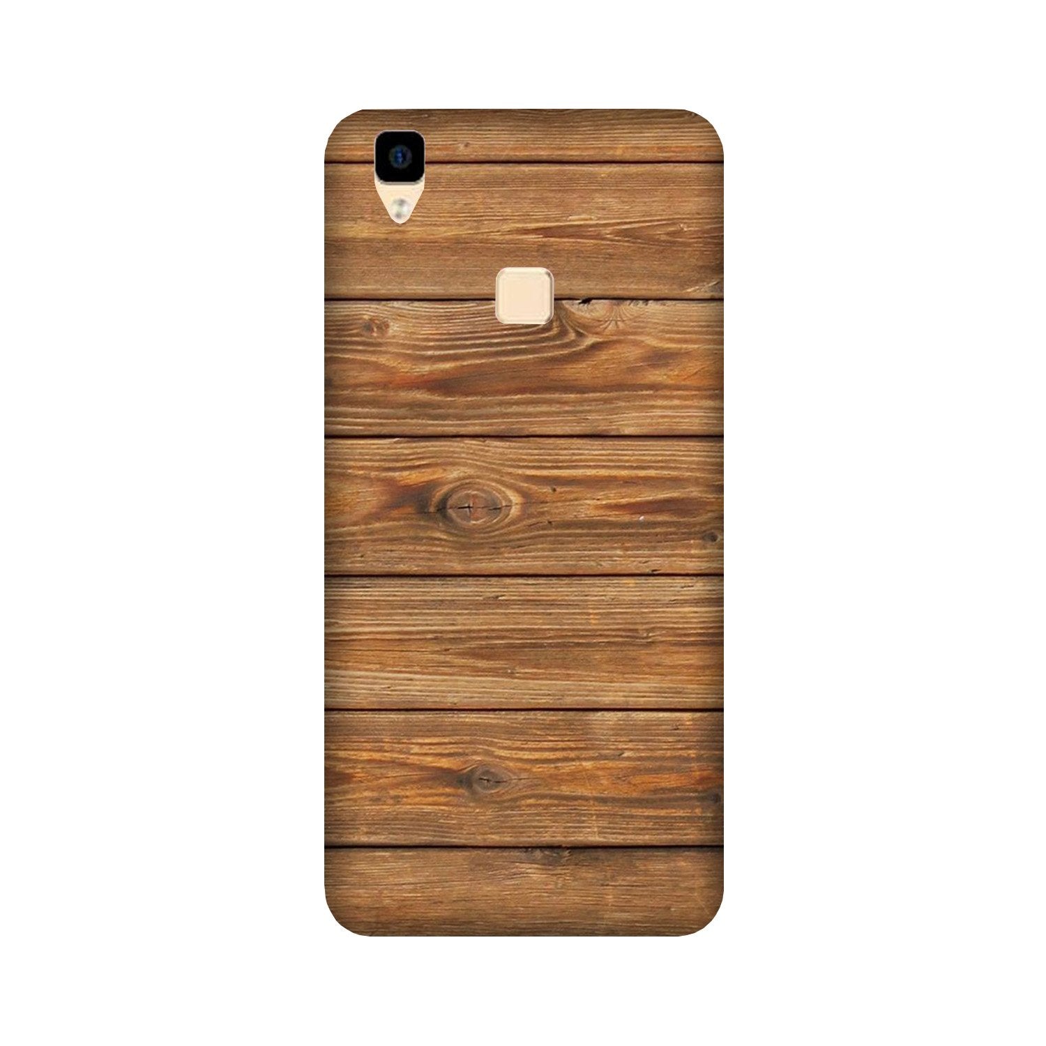 Wooden Look Case for Vivo V3(Design - 113)