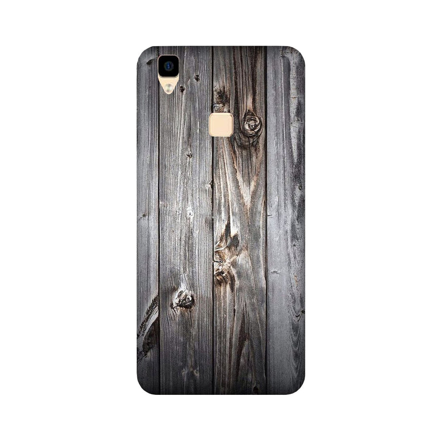 Wooden Look Case for Vivo V3  (Design - 114)