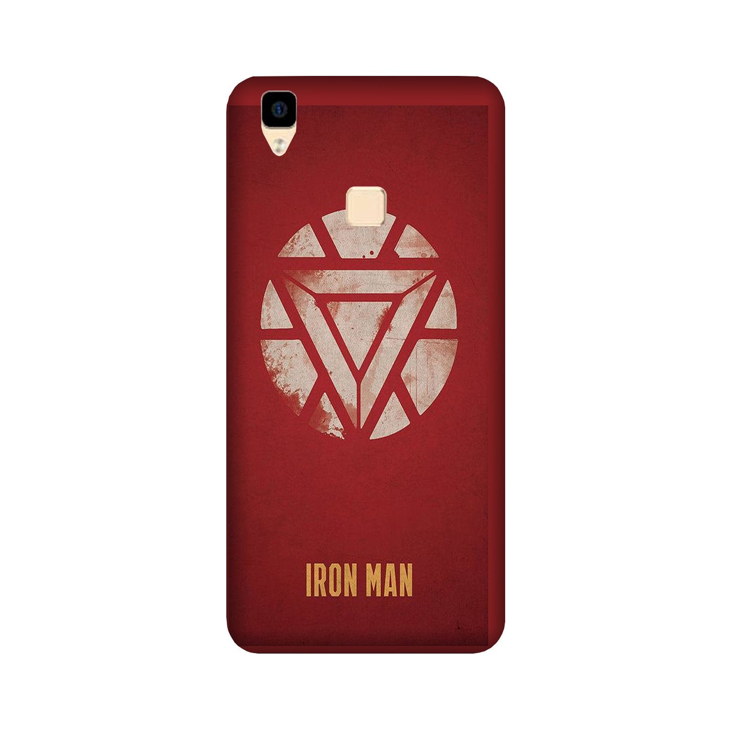 Iron Man Superhero Case for Vivo V3  (Design - 115)