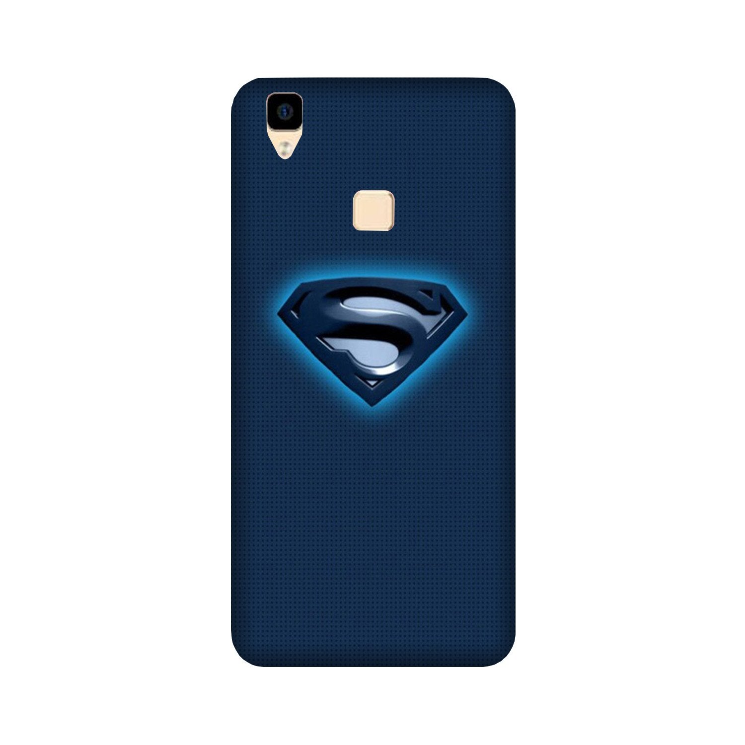 Superman Superhero Case for Vivo V3 Max(Design - 117)