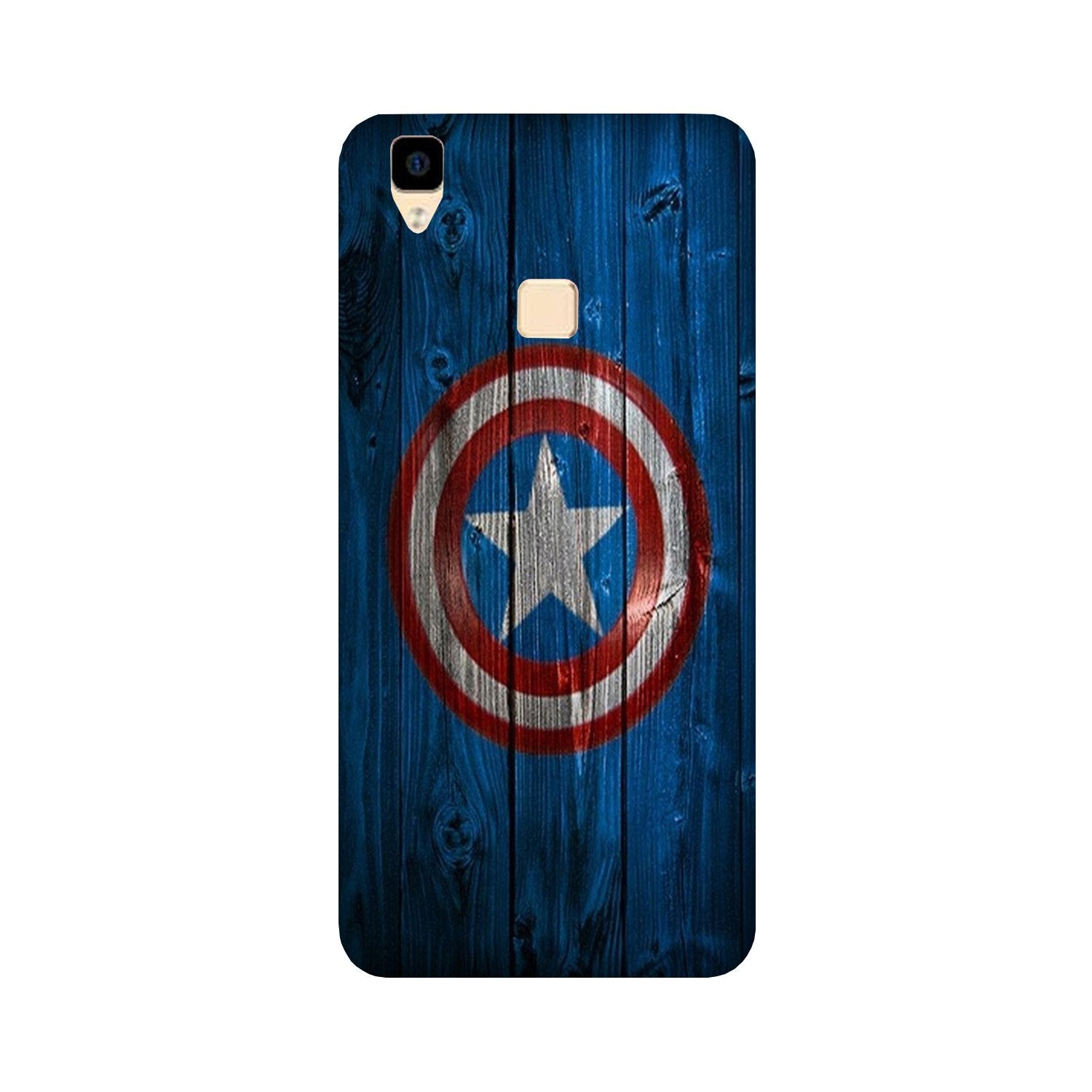 Captain America Superhero Case for Vivo V3(Design - 118)
