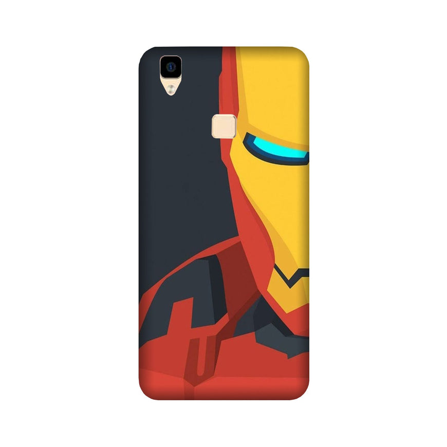 Iron Man Superhero Case for Vivo V3  (Design - 120)