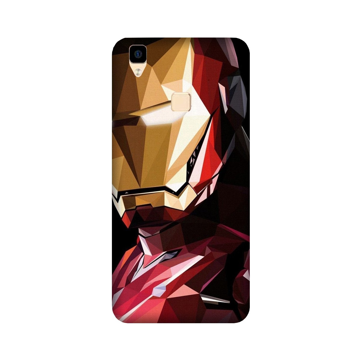 Iron Man Superhero Case for Vivo V3  (Design - 122)