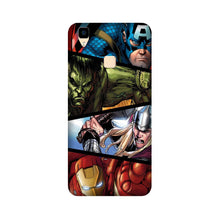 Avengers Superhero Case for Vivo V3 Max  (Design - 124)