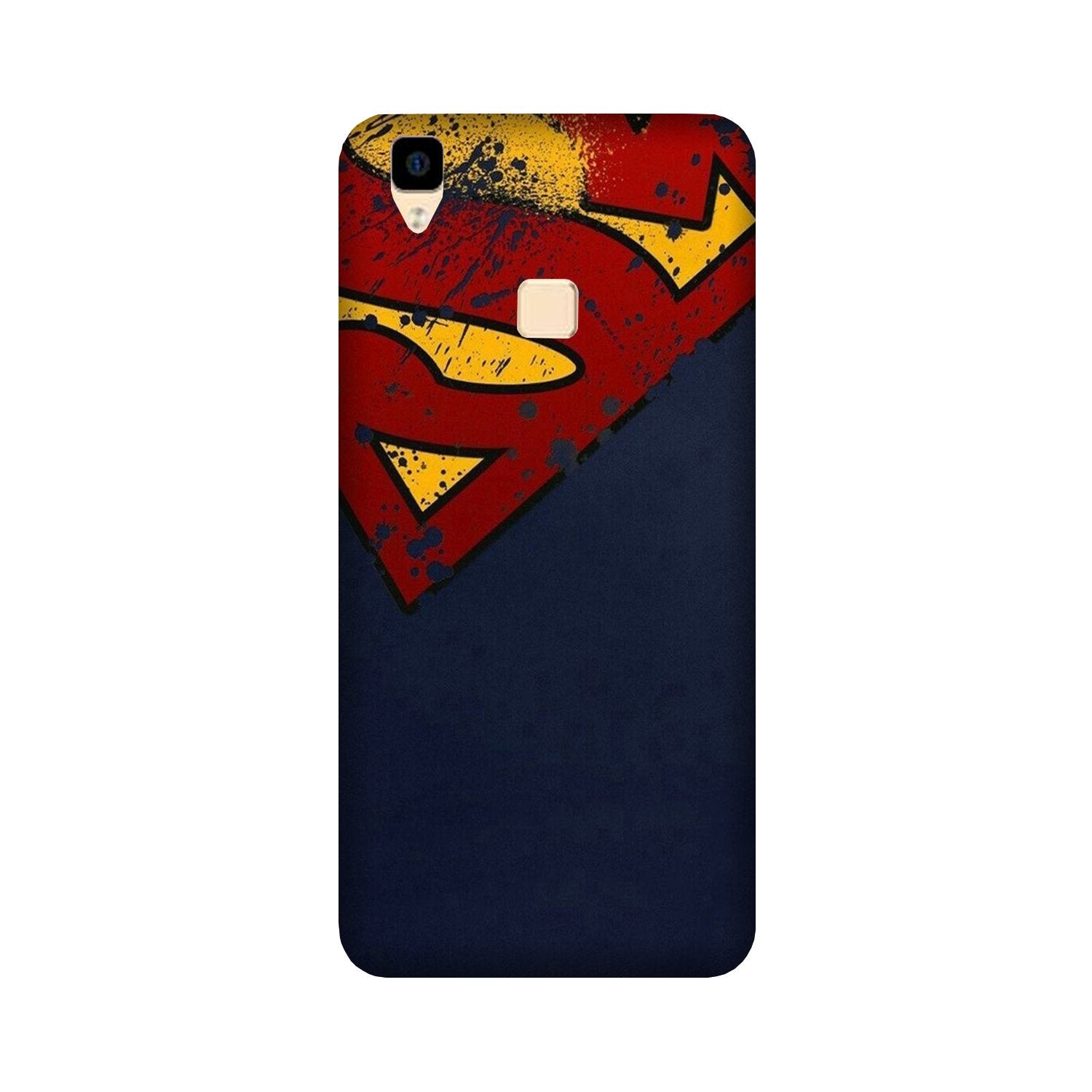 Superman Superhero Case for Vivo V3  (Design - 125)