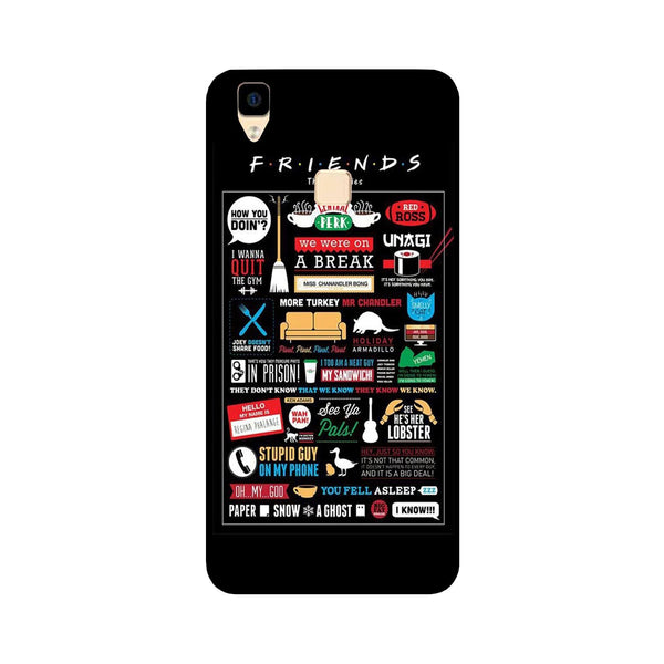 Friends Case for Vivo V3 Max  (Design - 145)
