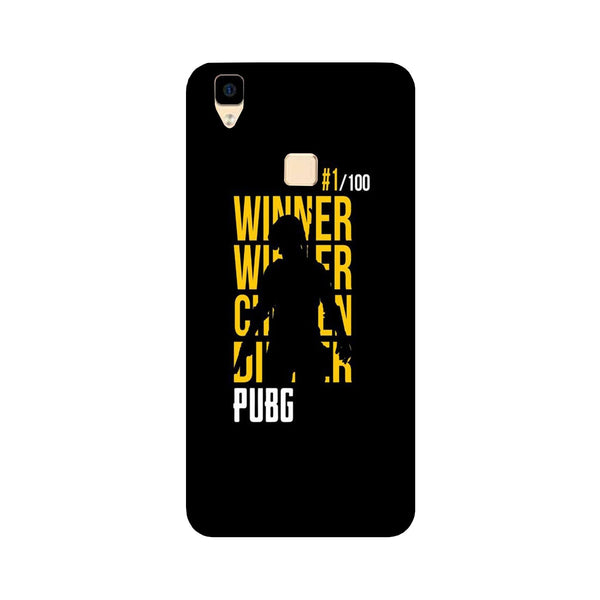 Pubg Winner Winner Case for Vivo V3 Max  (Design - 177)