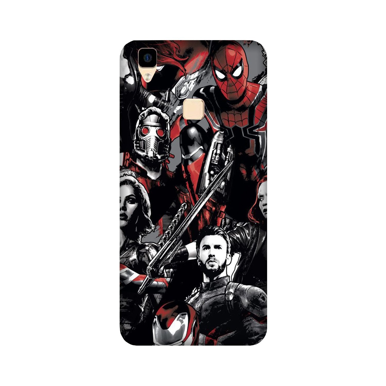 Avengers Case for Vivo V3 Max (Design - 190)