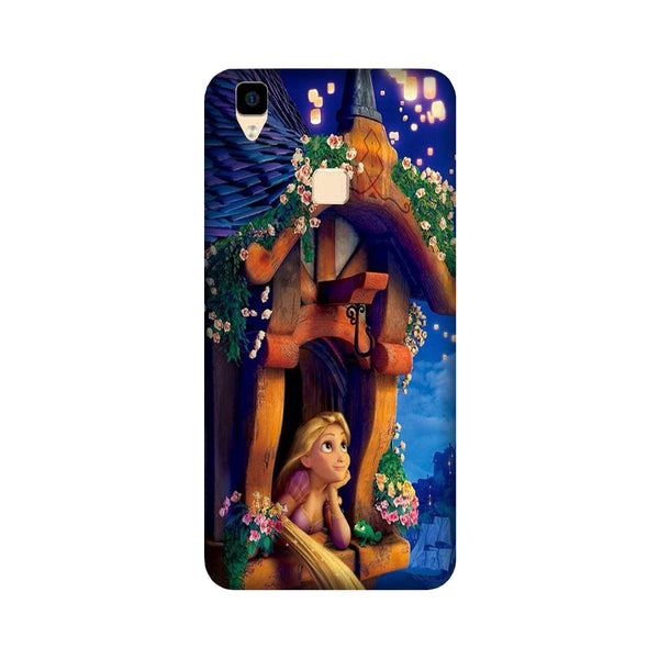 Cute Girl Case for Vivo V3 Max (Design - 198)