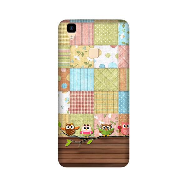 Owls Case for Vivo V3 Max (Design - 202)
