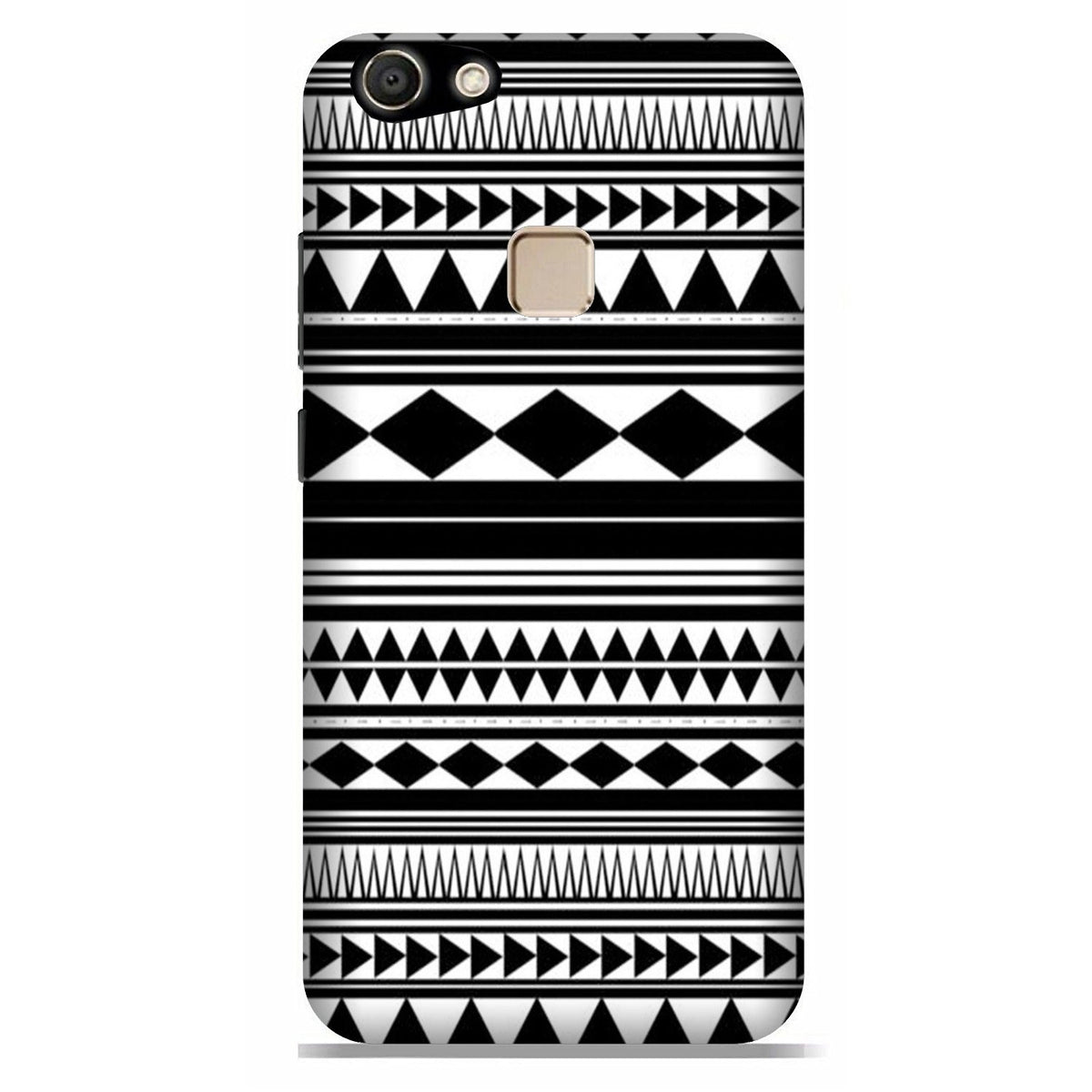Black white Pattern Case for Vivo V7 Plus