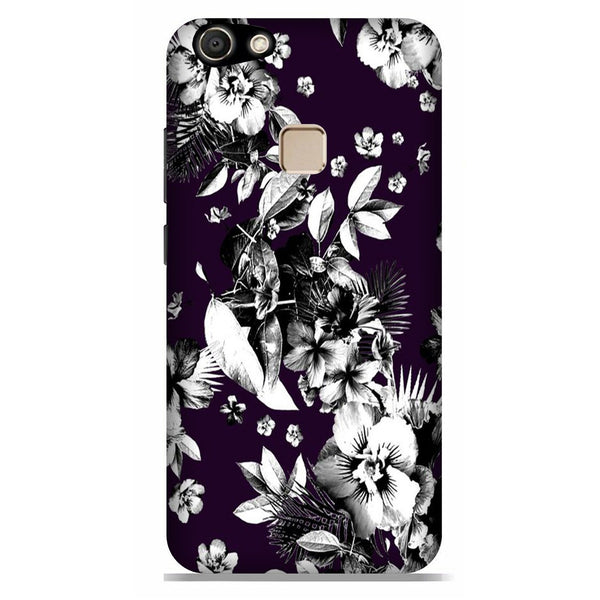 white flowers Case for Vivo V7 Plus