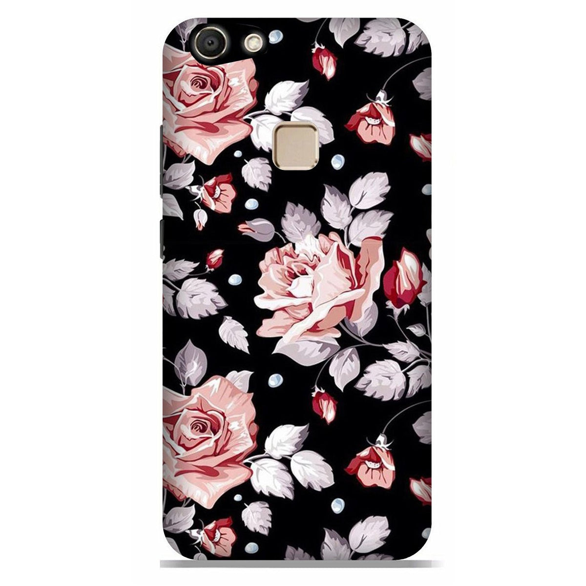 Pink rose Case for Vivo V7 Plus