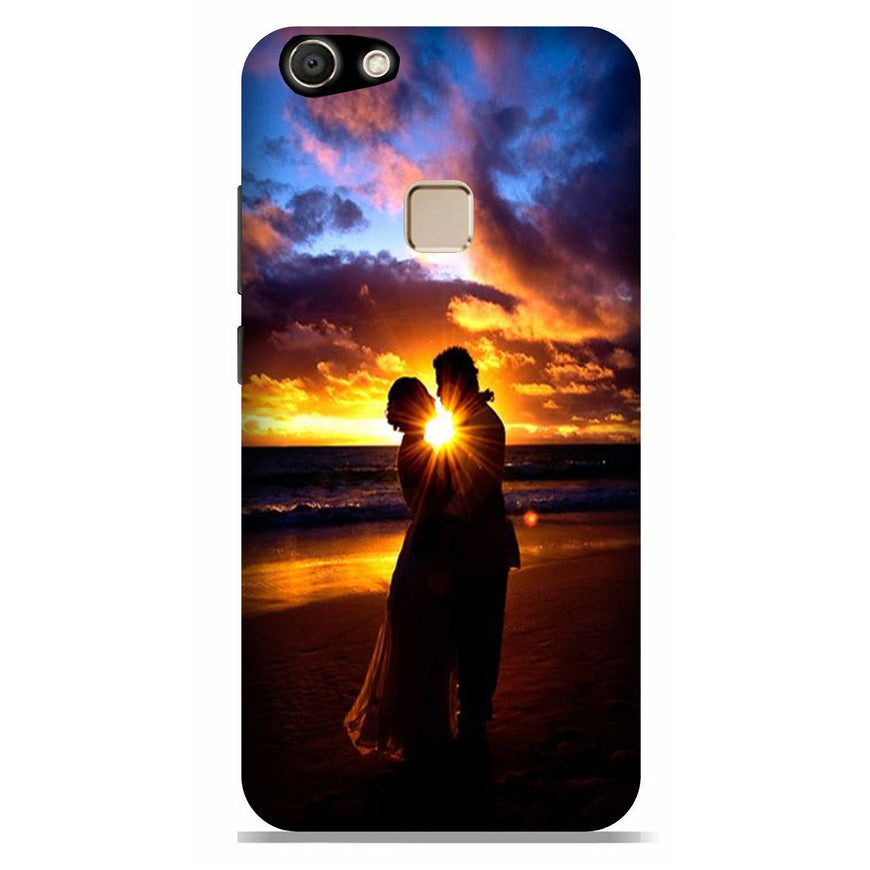 Couple Sea shore Case for Vivo V7 Plus