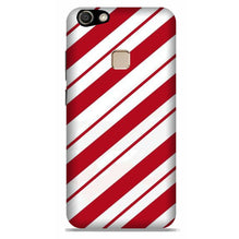 Red White Case for Vivo V7 Plus