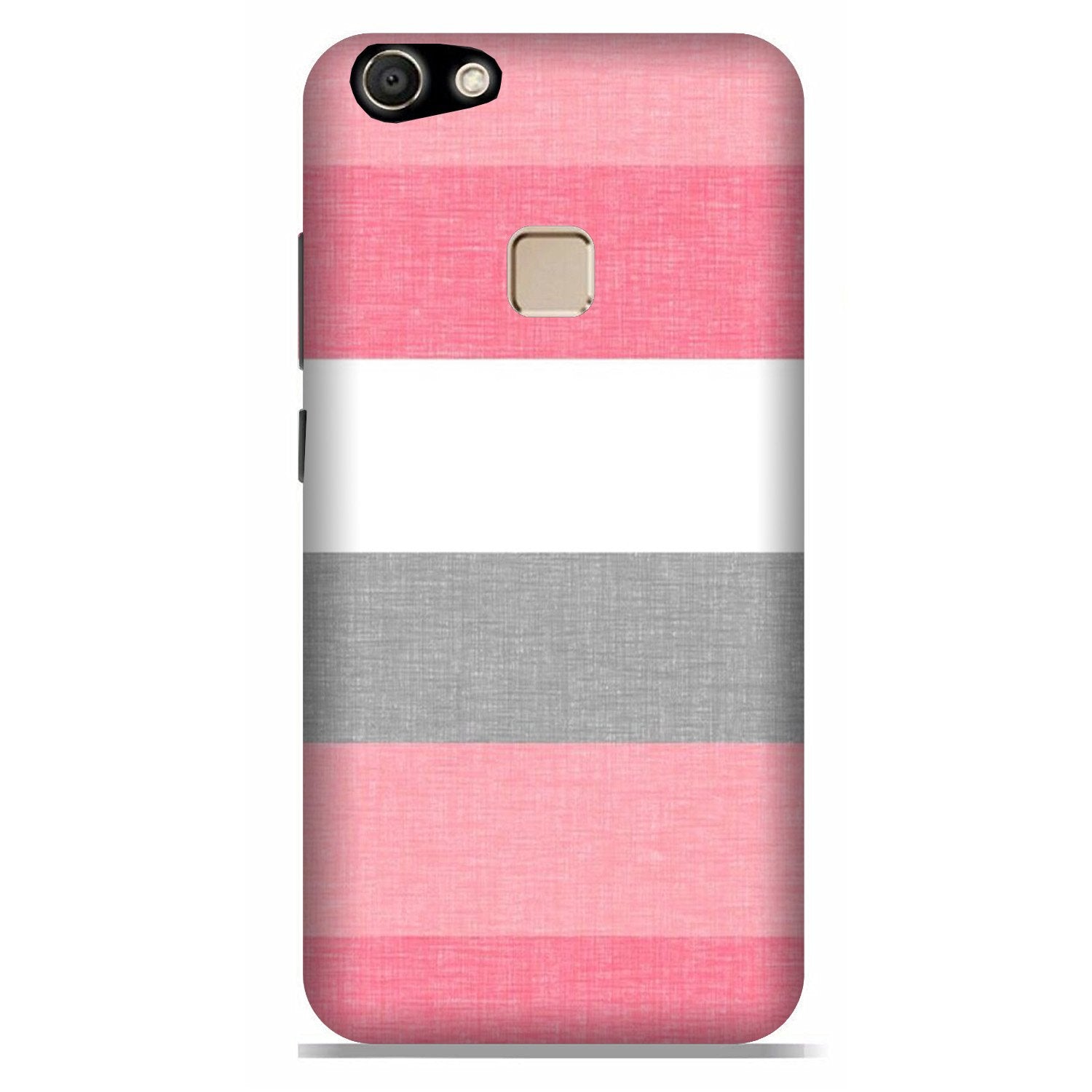 Pink white pattern Case for Vivo V7 Plus