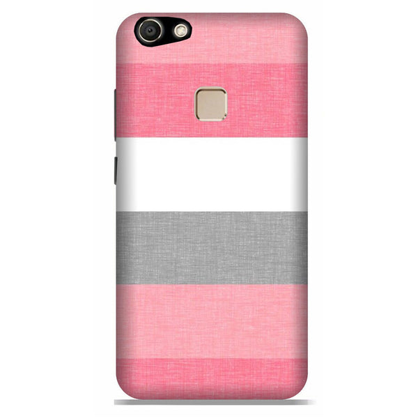 Pink white pattern Case for Vivo V7