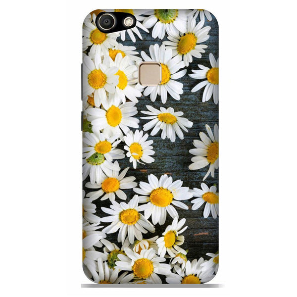 White flowers2 Case for Vivo V7 Plus