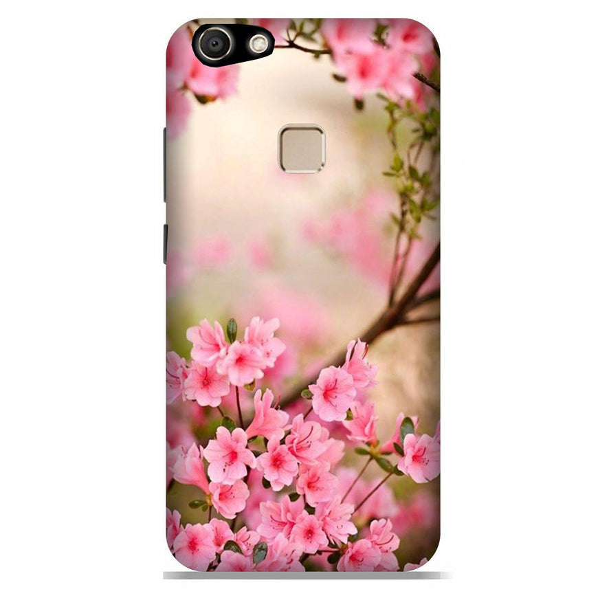 Pink flowers Case for Vivo V7 Plus