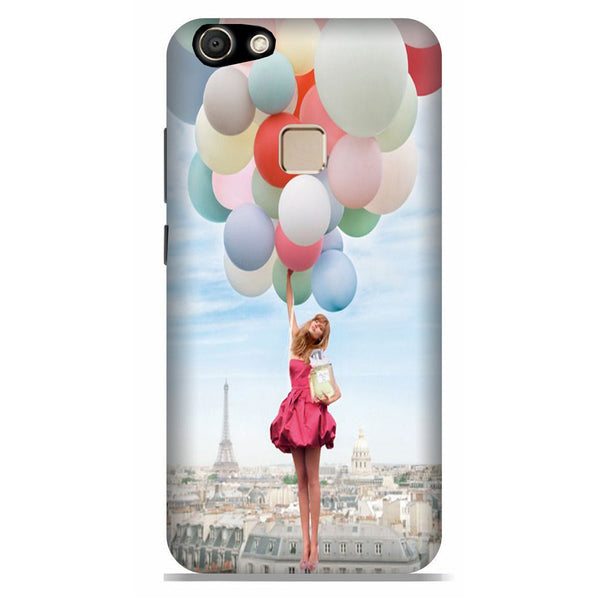 Girl with Baloon Case for Vivo V7 Plus