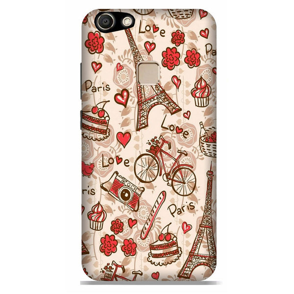 Love Paris Case for Vivo V7 Plus  (Design - 103)