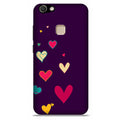 Purple Background Case for Vivo V7  (Design - 107)