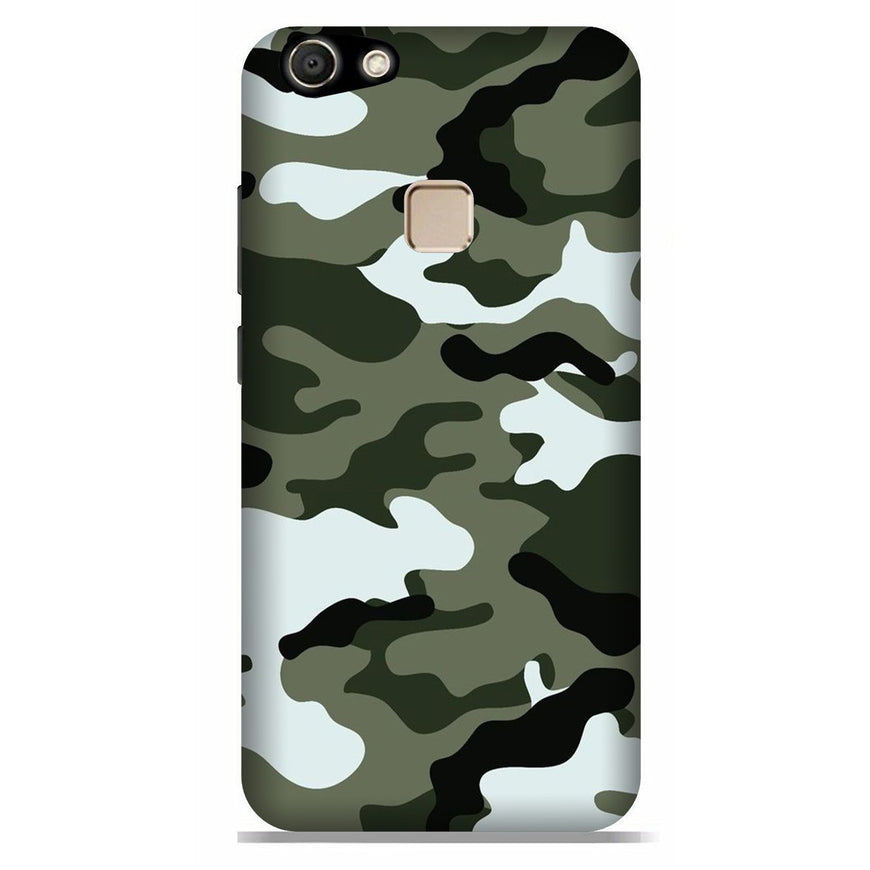 Army Camouflage Case for Vivo V7 Plus  (Design - 108)