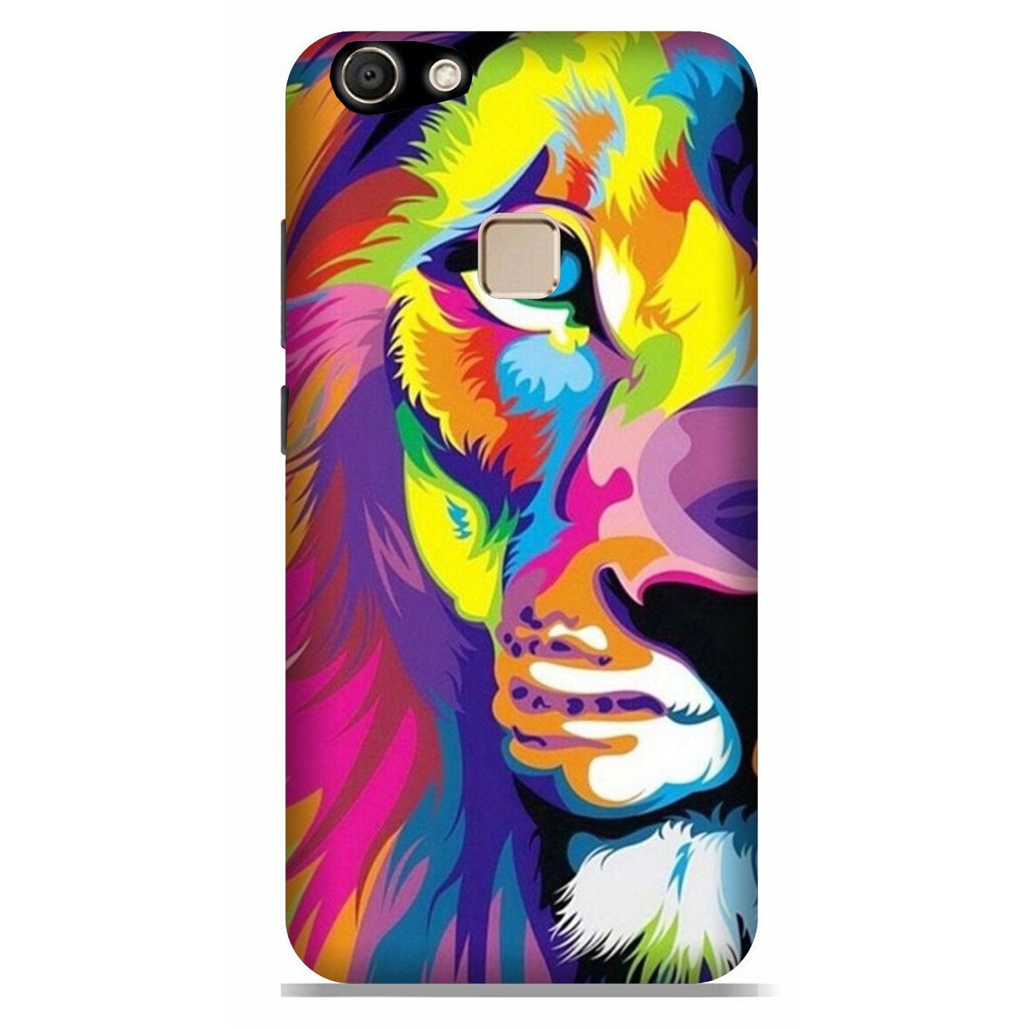Colorful Lion Case for Vivo V7  (Design - 110)