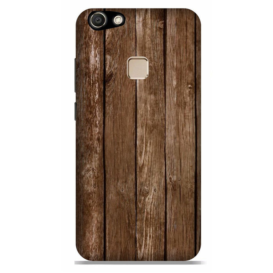 Wooden Look Case for Vivo V7 Plus  (Design - 112)