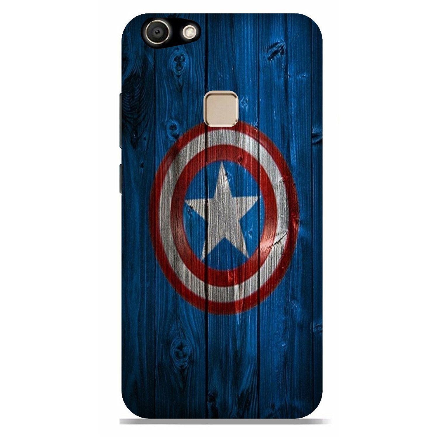 Captain America Superhero Case for Vivo V7  (Design - 118)