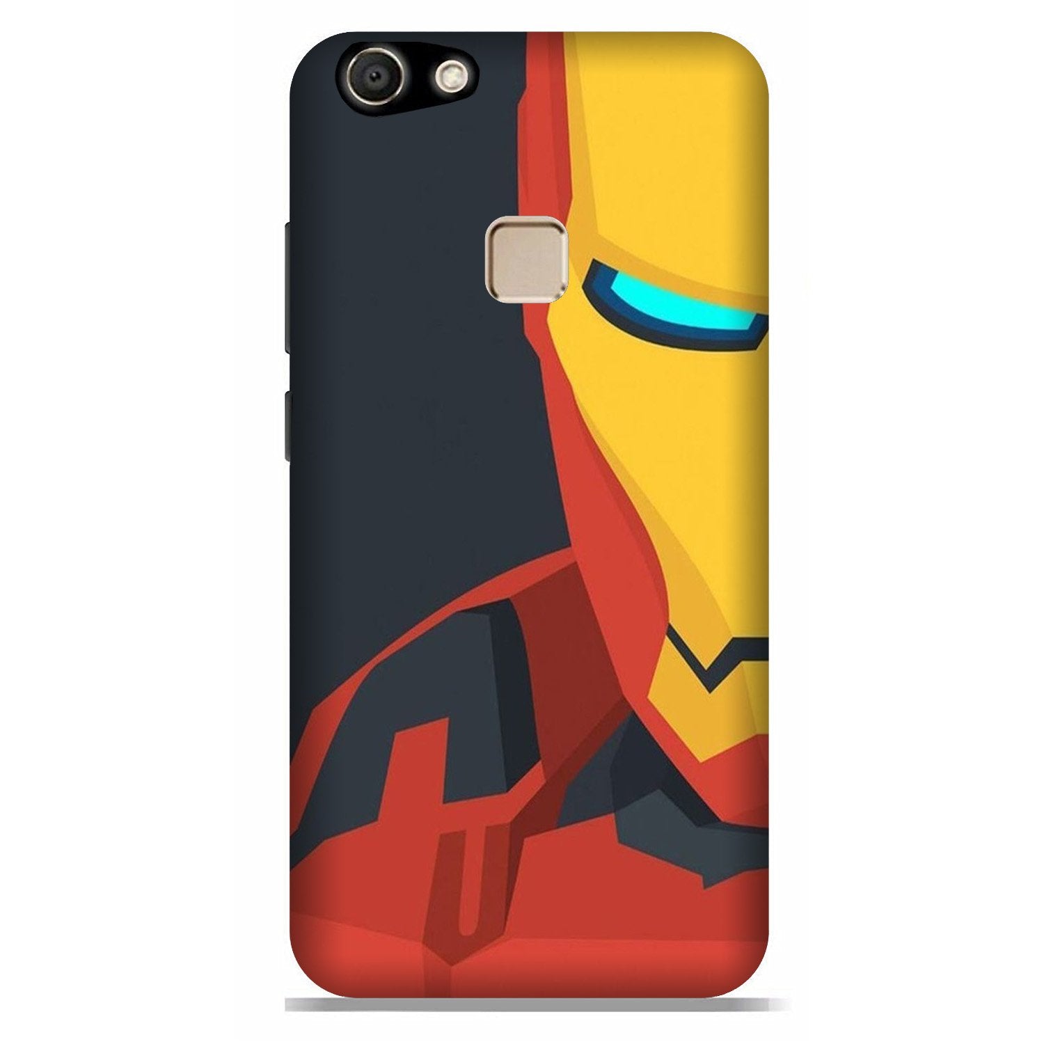 Iron Man Superhero Case for Vivo V7  (Design - 120)