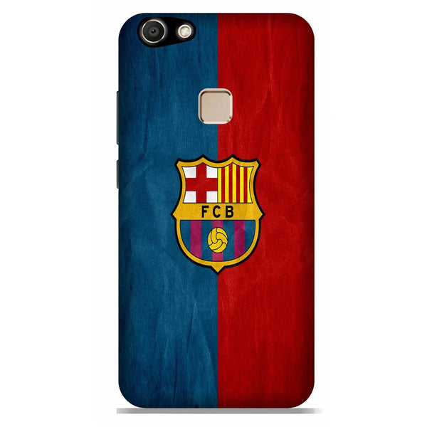 FCB Football Case for Vivo V7 Plus  (Design - 123)