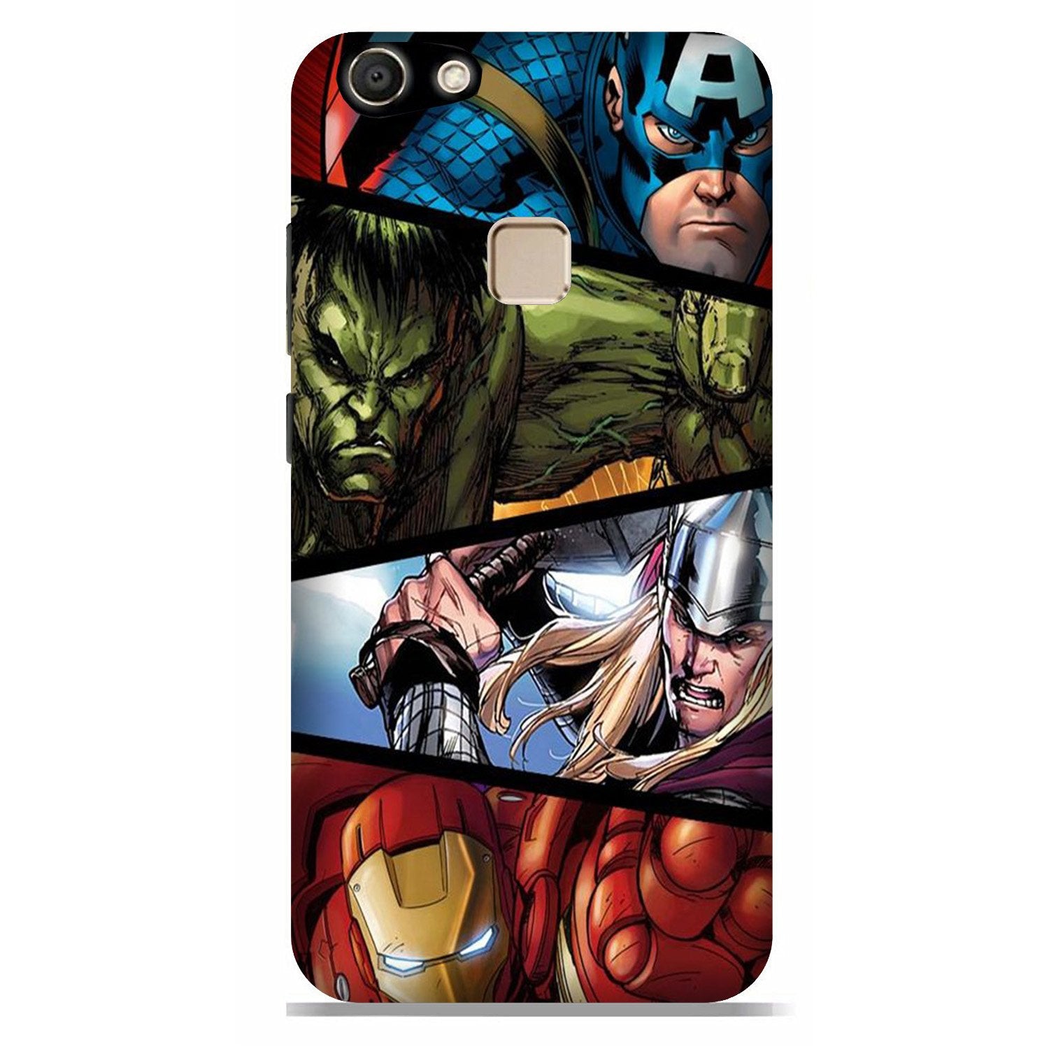Avengers Superhero Case for Vivo V7  (Design - 124)