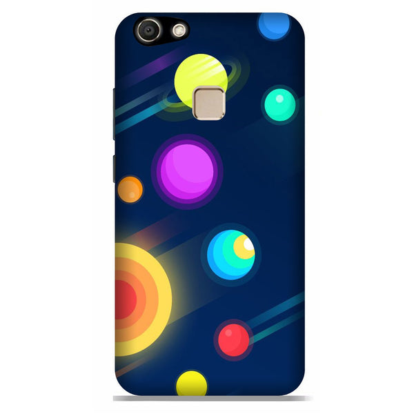 Solar Planet Case for Vivo V7 (Design - 197)